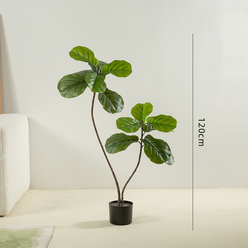 Simulación de plantas verdes, sensación de alta calidad, piano, banyan, plantas de interior grandes, adorno en maceta, sala de estar, decoración biónica, bonsái