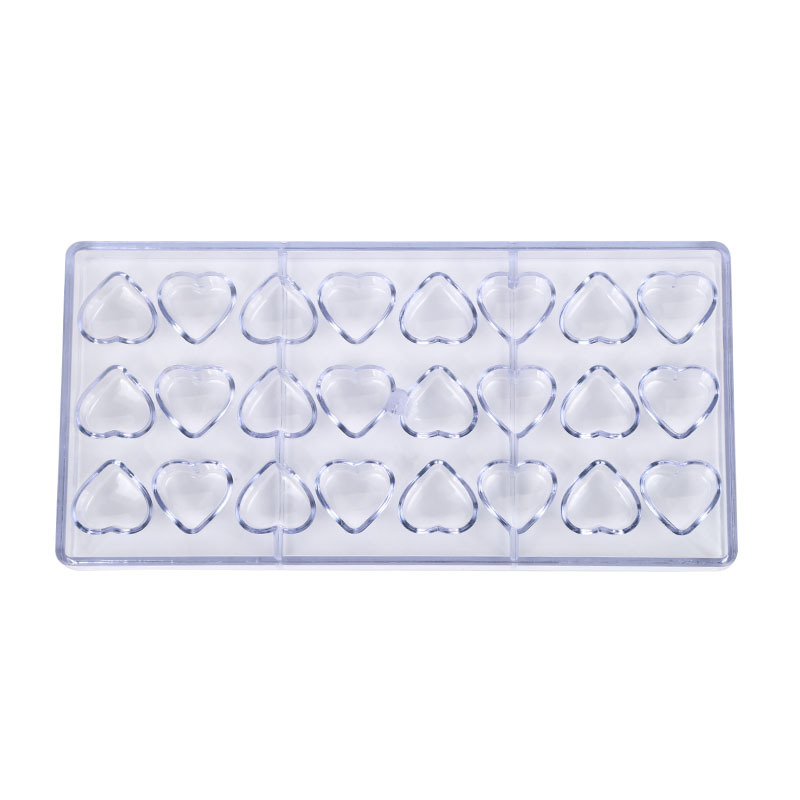 Suministro directo de fábrica molde de chocolate DIY herramientas para hornear molde de caramelo de chocolate de plástico duro molde para hornear