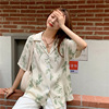 Summer small design thin shirt, shiffon jacket, with short sleeve, city style, loose fit