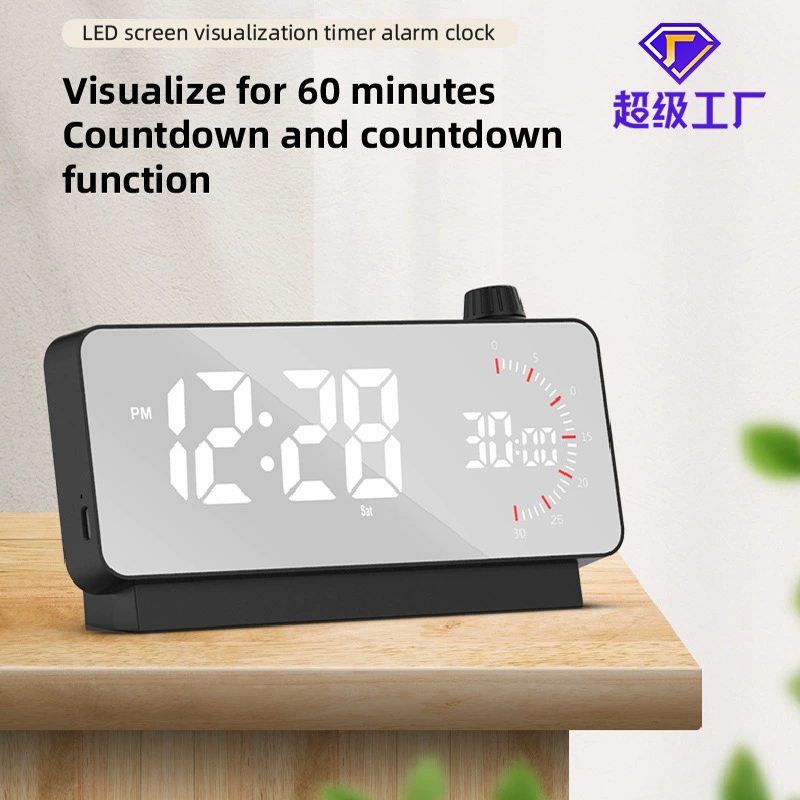 Новый трансграничный обратный отсчет обучения офисный трезвитель двойной дисплей таймер визуальный будильник управления временем