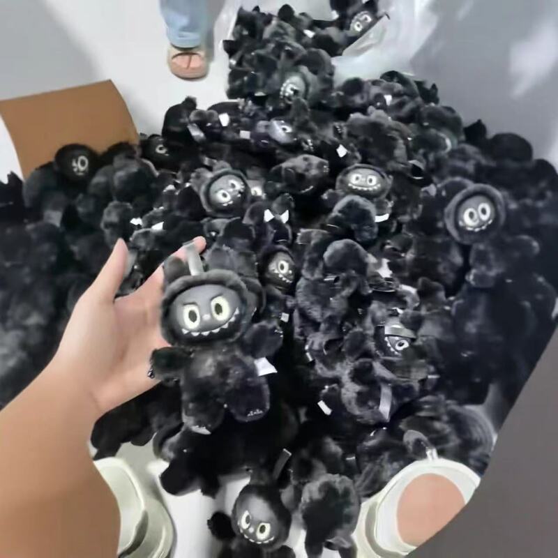 高质量现货泡泡玛特labubu拉布布一二三代搪胶脸毛绒玩具公仔潮玩|undefined