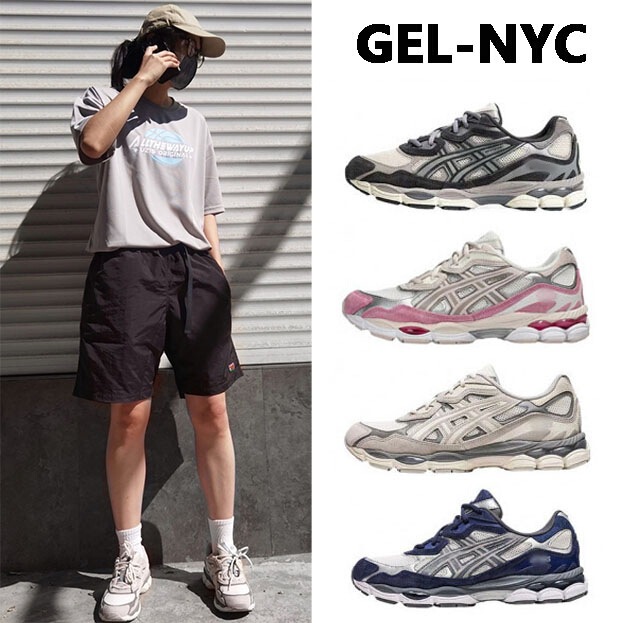 Cross-border GEL-NYC sneakers, Asics men's retro versatile unisex casual running shoes, Putian shoes Cross-border GEL-NYC sneakers, Asics men's retro versatile unisex casual running shoes, Putian shoes