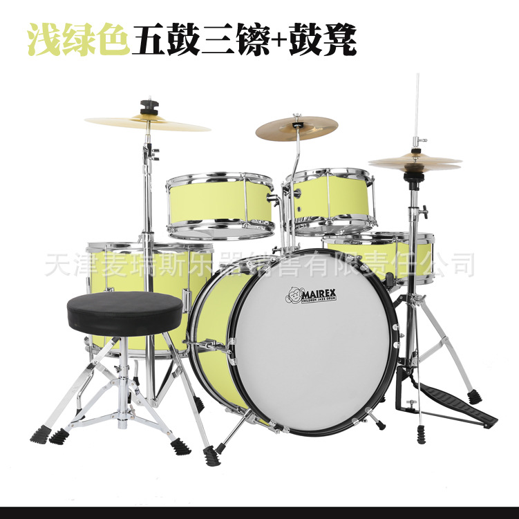 Niños estantes batería principiante jazz batería iniciación temprana música percusión regalos para niños 2 - 15 años