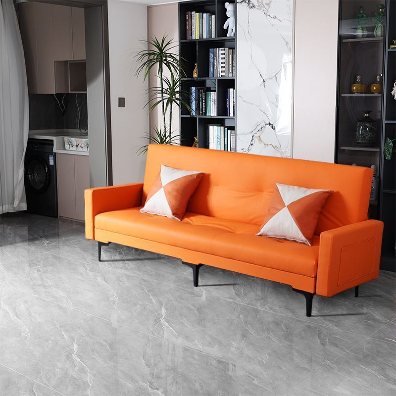 Orange [three-proof cat scratch leather] titanium steel legs)