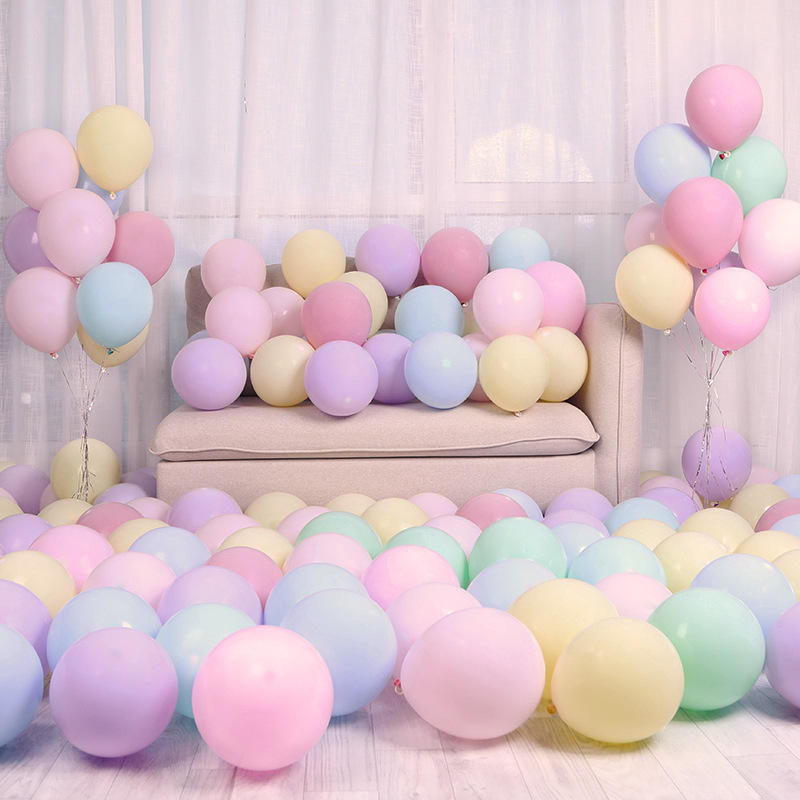 Macaroon Balloon 5 inch 10 inch 12 inch 18 inch 36 inch children's birthday party balloon candy color factory wholesale
