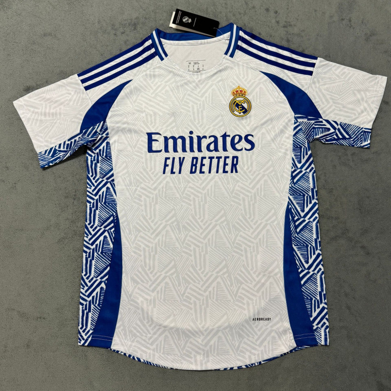 2526 레알 마드리드 경기 전 훈련 유니폼 화이트