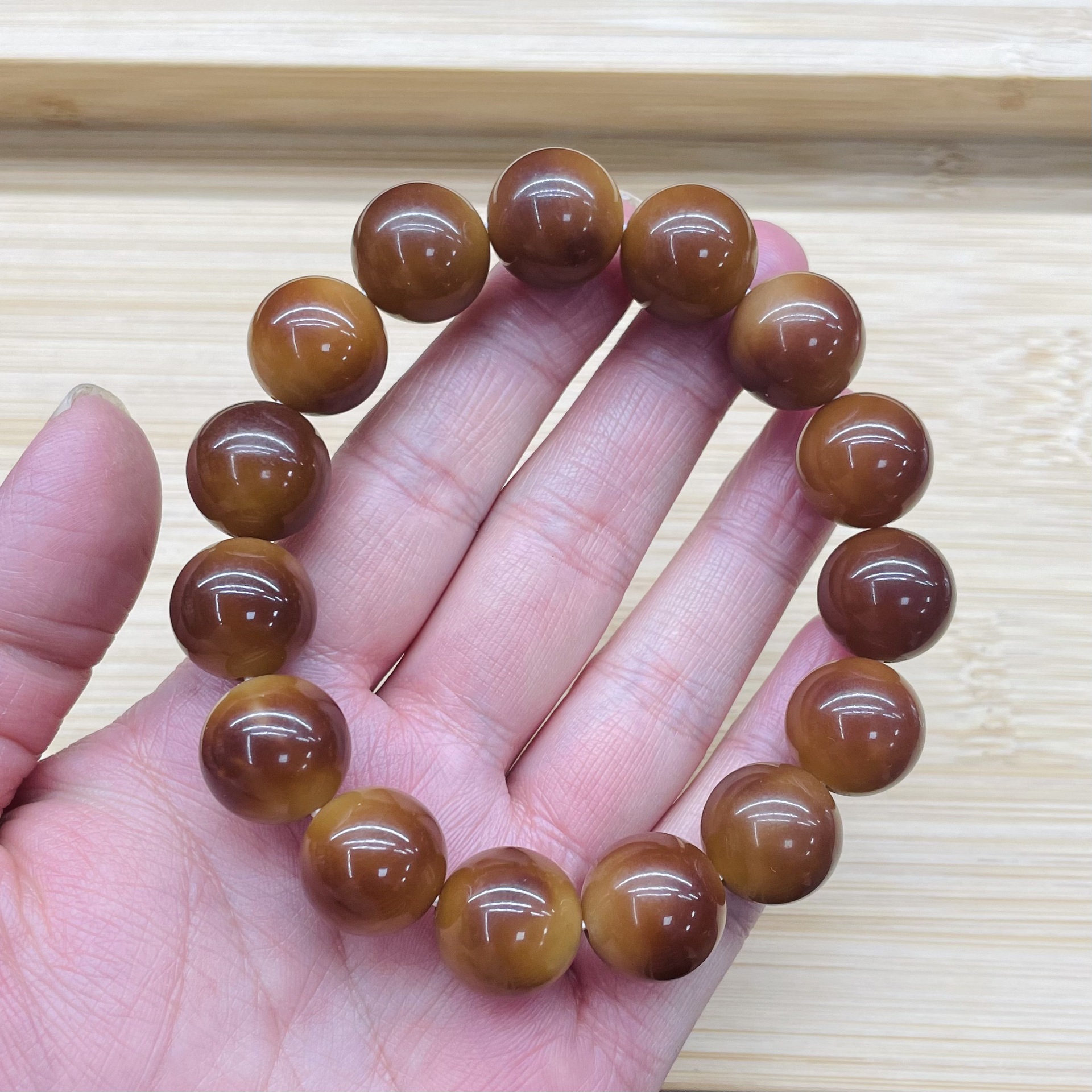 15mm 버마산 카라멜 커피