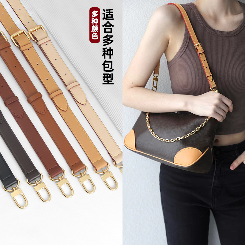 Suitable for Lv Wide Shoulder Strap Speedy25 Accessories 30 Single Shoulder Crossbody Large Bag Travel Bag Short Strap Graceful