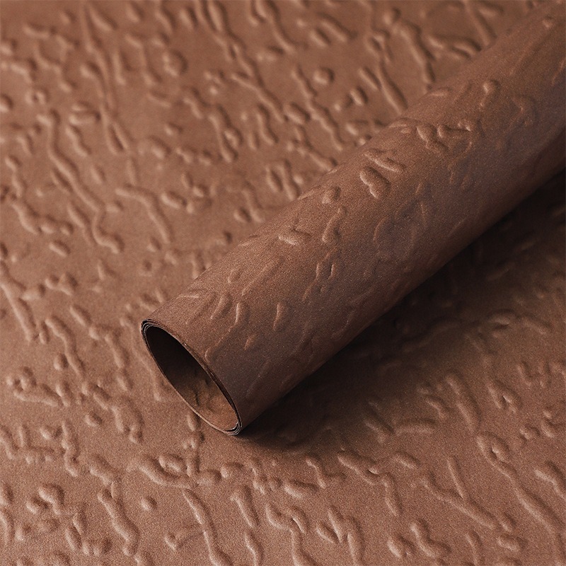 Papel de embalaje de flores estereoscópio relieve ondulado punto de papel artístico kraft ramo de flores papel de envoltura de flores hecha a mano DIY material de envoltura de flores