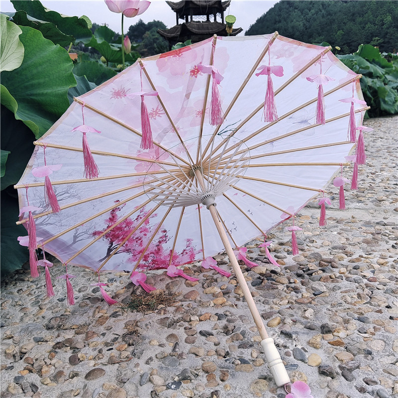 우아한 꽃잎 우산