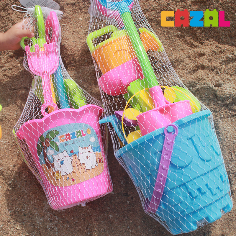 儿童沙滩玩具小孩宝宝海边戏水挖沙土工具大号铲子和桶玩沙子套装