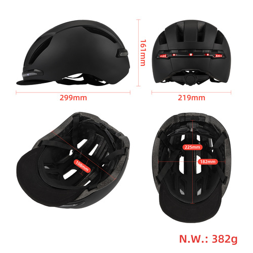 U001 remote control steering smart helmet mountain bike skateboard street bike rock climbing mountaineering rafting rescue helmet