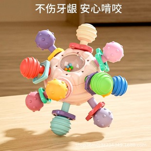 Cross-border Baby Early Education Educational Learning Cognitive Relief Square Soft Building Blocks Stacked Lele Vinyl Soft Rubber Building Blocks Toy