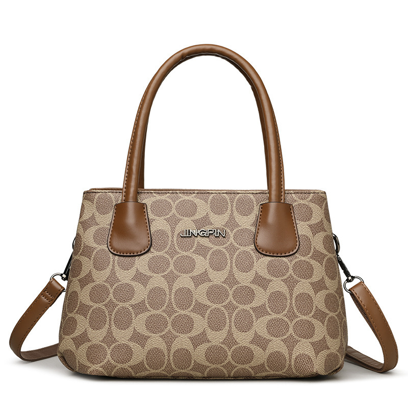 2026 New Cross-Border Vintage Trendy Printed Handbag European and American Fashion Large Capacity Versatile Shoulder Crossbody Bag for Women 2026 New Cross-Border Vintage Trendy Printed Handbag European and American Fashion Large Capacity Versatile Shoulder Crossbody Bag for Women