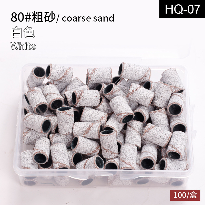 Juego de Anillos de Pulido para Uñas, con Eje para Máquina de Pulir, Anillos de Pulido Coloridos con Grano de Diamante