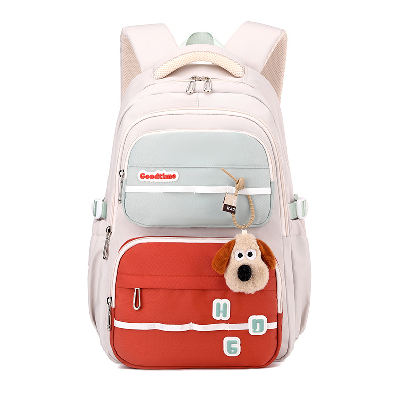 Natural Fish New Leisure Mochila Cross-border femenino Junior High School Student Schoolbag Fashion Travel estilo universitario Mochila