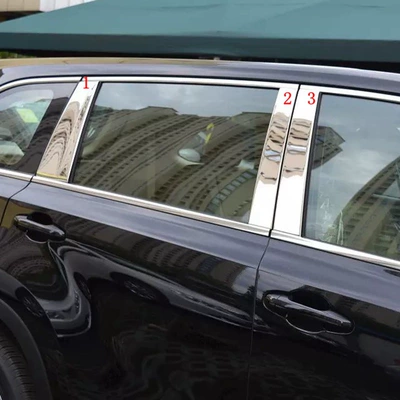 Rear Fog Light Covers, Tail Light — Şüşə kənarı xromları/moldingləri - electroplating-center-columnstainless-steel-6j