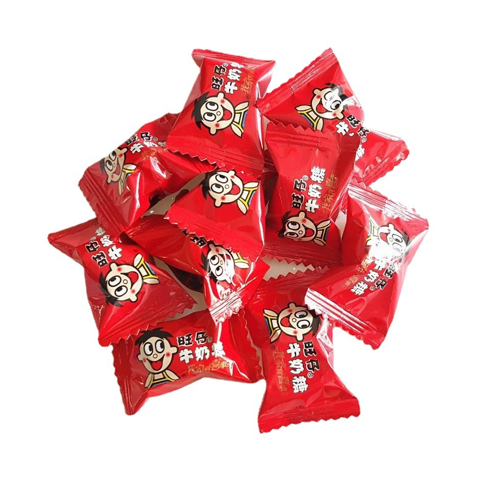 Молочная конфета Wangzai 500 г примерно 145 штук с молочным вкусом, свадебные конфеты, подарок на праздник, оптом