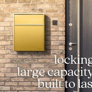 Manufacturer Customized Cross-Border Amazon Export Outdoor Wall-Mounted Metal Mailbox and Newspaper Box Rainproof