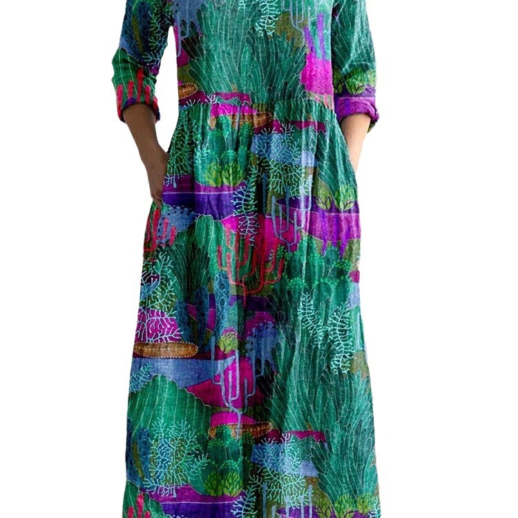 新款亚马逊跨境女士修身风格吊连长裙欧美