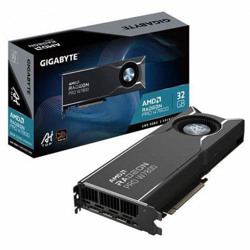 Suitable for Gigabyte Radeon Pro W7800 Ai Top 32g Large Memory Graphics Card E-Sports Ai