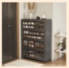 capacity Floor type Steel Shoe cabinet register and obtain a residence permit Entrance dustproof shoe rack multi-function Storage Locker