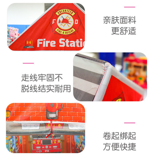 Wholesale cross-border children's tent candy fire police game house house baby crawling play house indoor toys