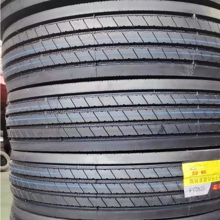 11R22.5汽车轮胎四线花纹货车半挂车轮胎花纹加深大载防扎11r22.5