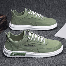 春季男鞋2025新款透气帆布鞋潮流百搭鞋子男款防滑轻便休闲运动鞋