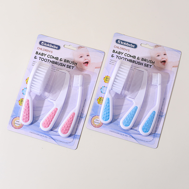 Set de Cepillos de Baño y Cepillo de Dientes Infantil PP Cerdas Suaves para Niños y Bebés image 4