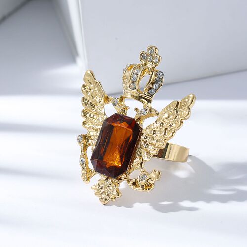 Men's fashion tie accessories silk scarf buckle personalized new tie buckle rudder eagle DIY tie hoop