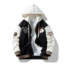 Herrenbekleidung Frühling und Herbst Baseballjacke im Hong Kong-Stil für Herren, lässige Oberteile, hübscher, trendiger, lockerer Mantel für Herren, hübsche Freizeit_voghion.com