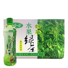 娃哈哈新货蜂蜜水果绿茶500ml*9/15瓶整箱夏季清凉解暑果味茶饮料