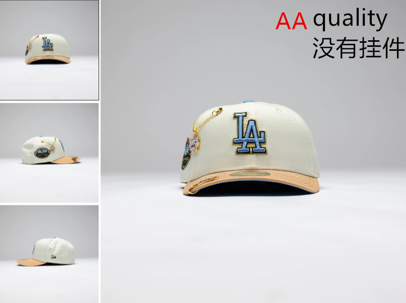 Comercio exterior transfronterizo al por mayor 2026 AA gorra de boca de pato bordado tridimensional ajustable gorra de hip-hop Yankees Dodgers
