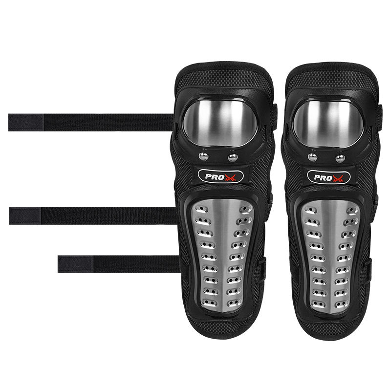 Stainless Steel Motorcycle Protective Gear Four Piece Set Knee And Elbow Pads For Rider And Driver Anti-Fall Equipment For Men Off Road_voghion.com