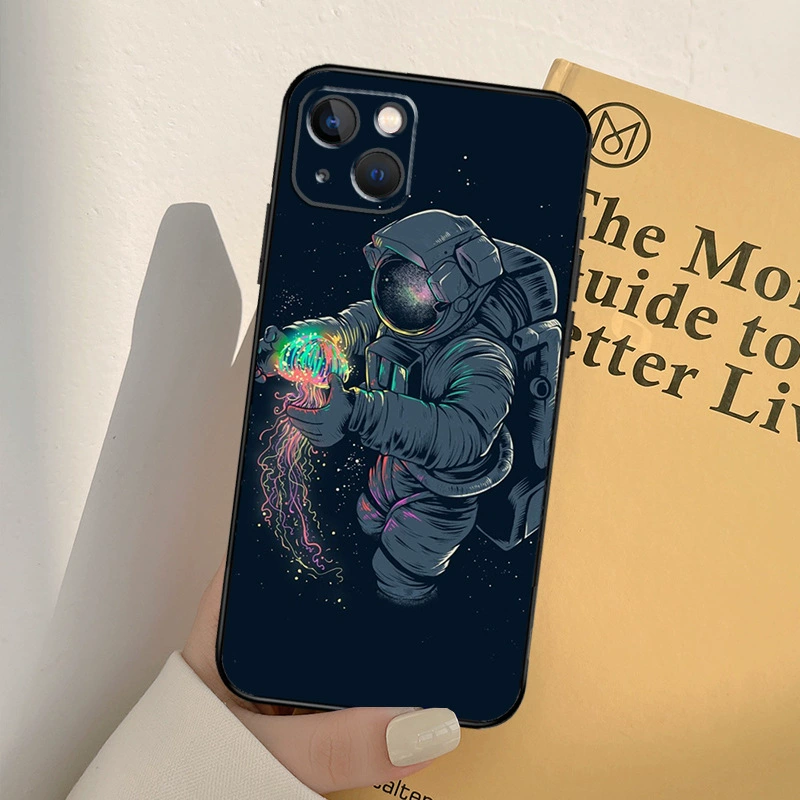 Подходящий чехол для телефона Apple Space Spaceman Art чехол iPhone 13 12 mini 11 Pro