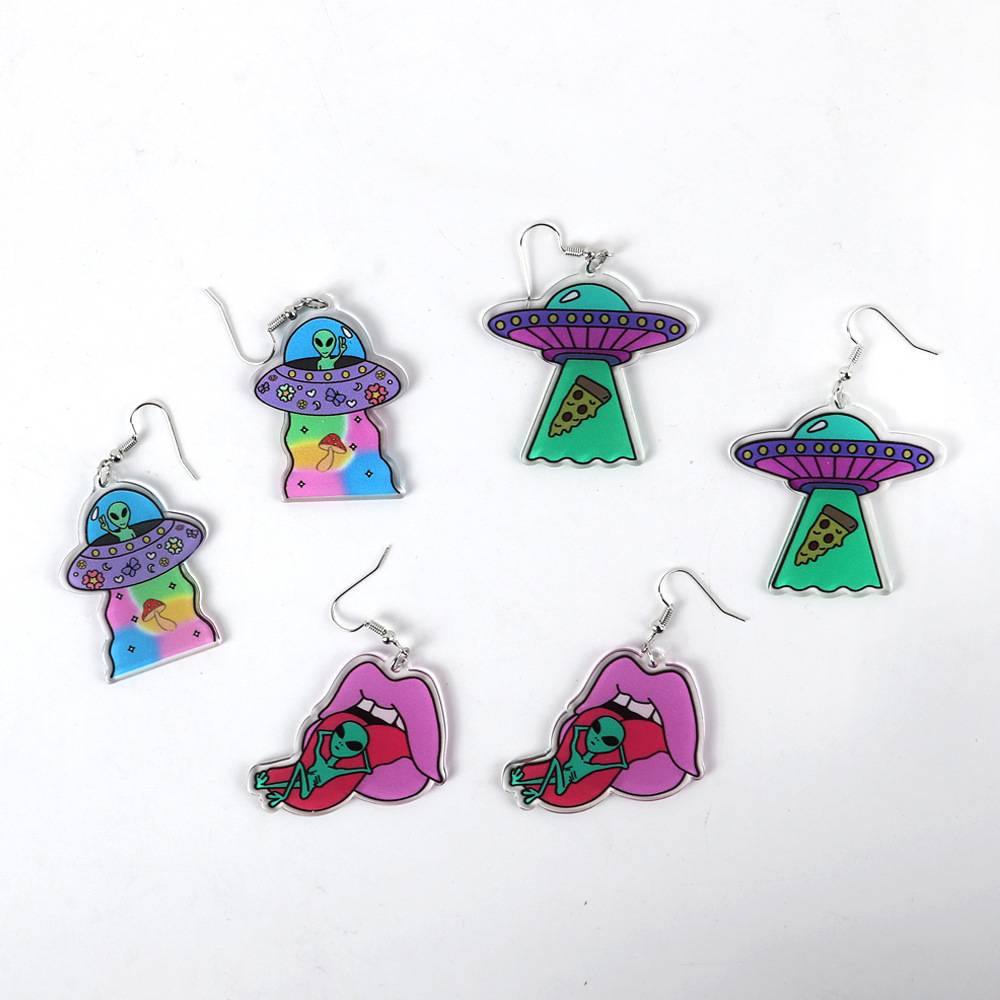 Acrylic Material Women'S Gender 1 Pair Fashion Arylic Drop Earrings