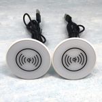 厂家直供家具嵌入式无线充15W桌面隐藏式圆形手机快充可免费拿样