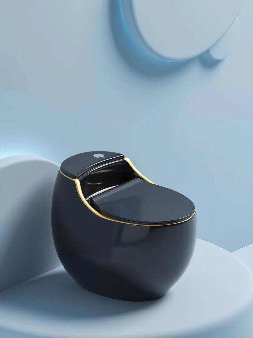 Toilet seat, large flushing force, siphon, large pipe, anti-odor, water-saving, quiet, small-sized apartment, super whirlpool egg-shaped hotel project undefined