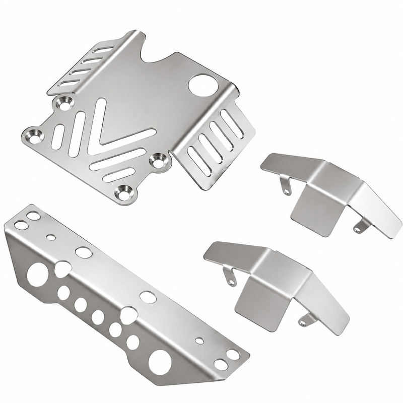 Meijiaxin 1/12 H12Y H12Y+ H12P Remote Control Car Upgrade Accessories Non-Destructive Installation 304 Chassis Armor