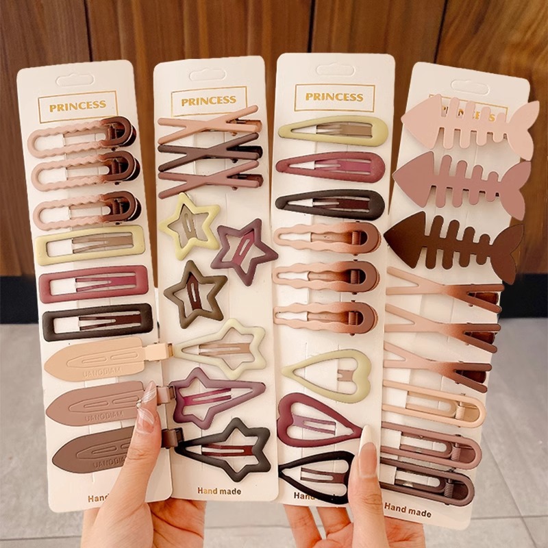 Meilad clip para el cabello para mujeres 2025 nuevo red lateral bang clip para el cabello frente clip para el cabello BB clip para el cabello