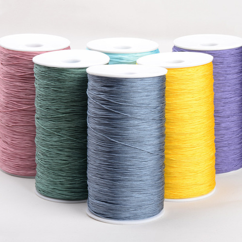 Factory wholesale 72# jade thread large reel 0.8mm thick jewelry thread 100 colors available encrypted Taiwan line A line DIY cord