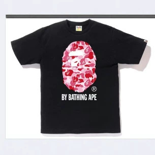 Cross-Border Bape Trendy Brand Shark Ape Head Heavyweight Correct Version Short-Sleeve T-Shirt for Men and Women, Couple Style with Print Cross-Border Bape Trendy Brand Shark Ape Head Heavyweight Correct Version Short-Sleeve T-Shirt for Men and Women, Couple Style with Print