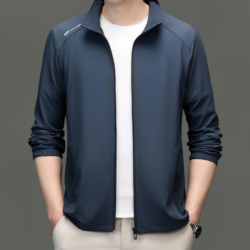 Cross-Border Men's Hooded Sun Protection Clothing 2026 Summer New Style Ice Silk Quick-Drying Casual Jacket Wholesale