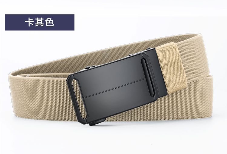 Neue Herrengürtel Elastische Gürtel Dehnbare Gürtel Outdoor Tactical Ledergürtel Geflochtene Nylongürtel mit Automatikschnalle Großhandel