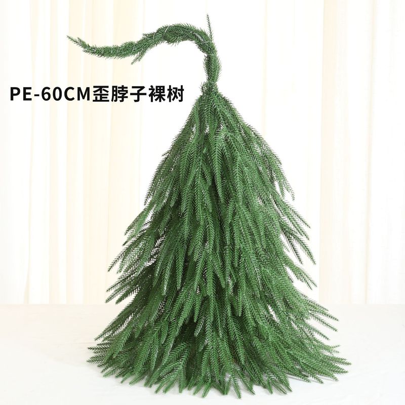クロスボーダークリスマスツリーオーナメントデスクトップクリスマスツリーPEシミュレーションクリスマスツリー30/45/60曲がった首のツリー卸売|undefined