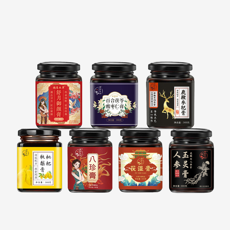 茯苓酸棗仁桑膏ビワ梨膏八珍膏黒参玉霊膏鹿鞭参杞膏湿膏代発|undefined
