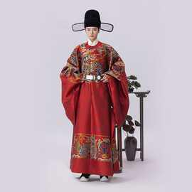 素衣阁 玉麒麟 明制汉服男款织金妆花圆领袍套装婚服情侣款国风