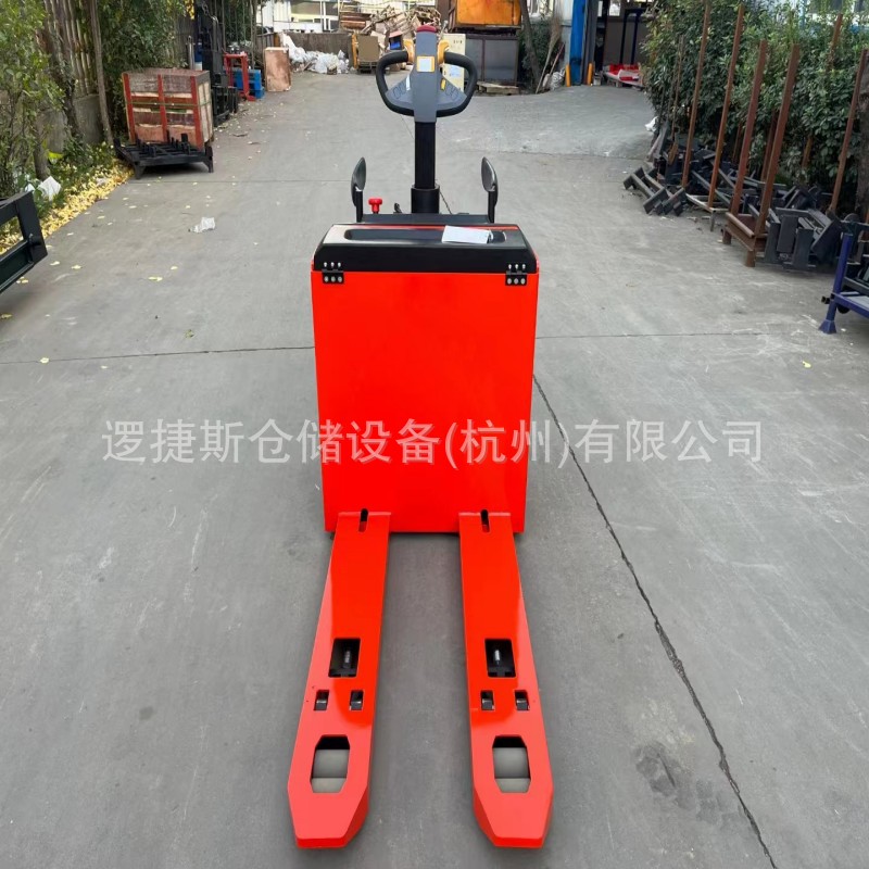 全电动托盘搬运车5吨站驾式液压拖车小型地牛仓储叉车托盘装卸车