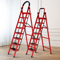 Folding ladder ladder household aluminum alloy multi-functional ladder indoor herringbone ladder thickened telescopic step ladder
